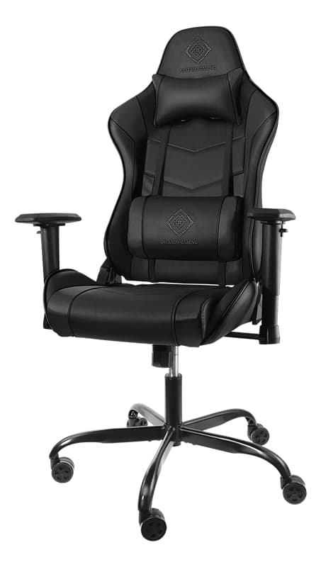 DELTACO GAMING DC210 chair, PU-leather, iron frame, black
