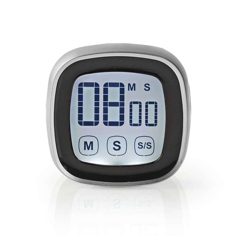 Kökstimer | digital display | svart
