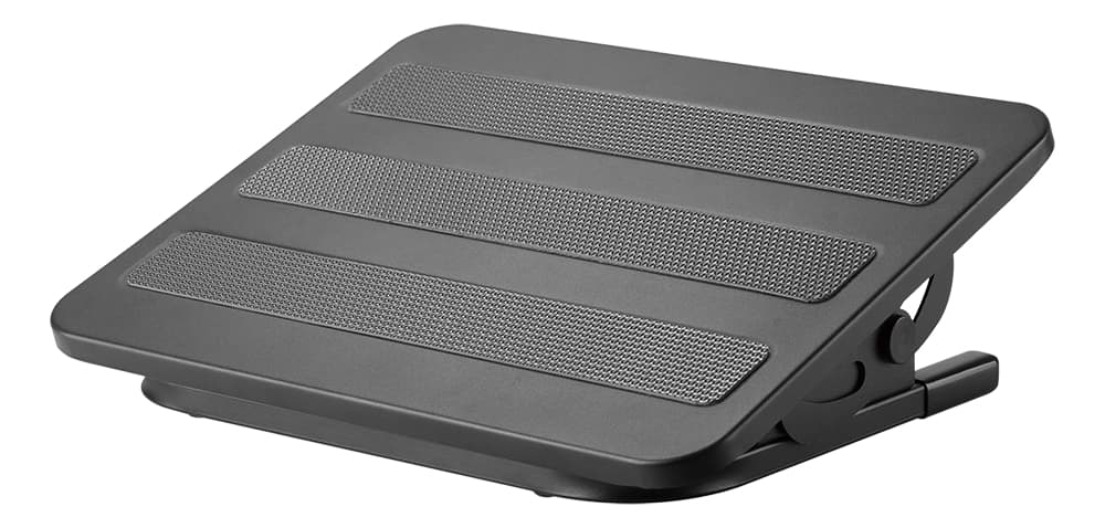 DELTACO Office, Ergonomic Tiltable Steel Foot Rest