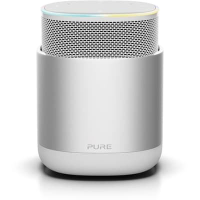 PURE Højttaler DiscovR Sølv/Hvid