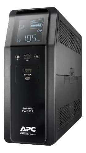 APC Back UPS Pro BR 1200VA, Sinewave,8 Outlets, AVR, LCD interface
