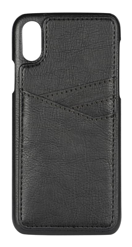 Essentials iPhone X/XS, PU Triple Card Cover, svart