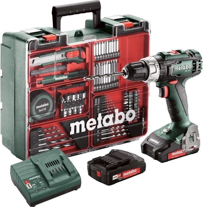 Metabo BS 18 L Set 2x 2,0Ah Mobil Verkstad