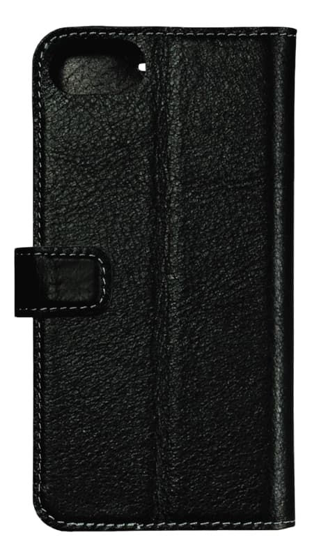 Essentials iPhone 6/7/8/SE (2020), Läder wallet 3 kort, svart