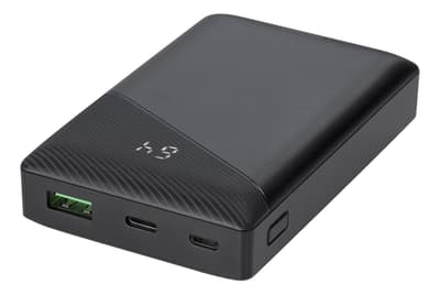 DELTACO power bank 10 000 mAh, 1x USB-C PD, 1x USB-A Fast Charge