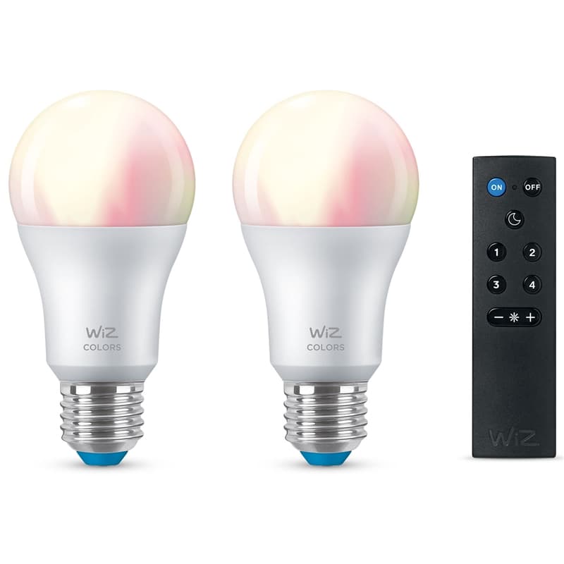 WiZ WiFi Smart LED E27 A60 60W Fär
