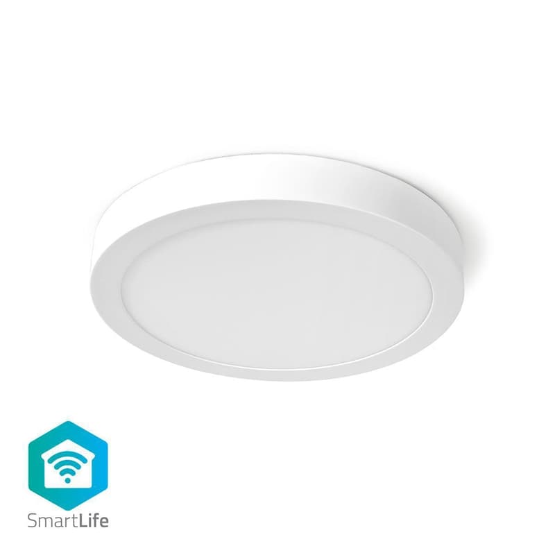 Smart taklampa med Wi-Fi | Rund | ø 30 cm | Varmvitt till kallvit