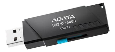 ADATA UV330 64GB USB 3.1 Black