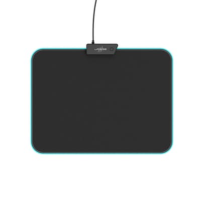 URAGE Musemåtte Gaming Lethality 200 LED Sort