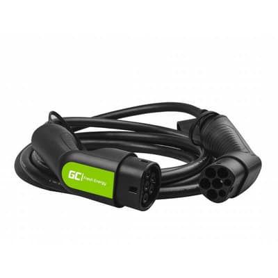 Ladekabel Elbil EV08 Typ2 7m 22kW 32A 3-FAS Sort IP55