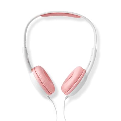 On-Ear hodetelefoner med kabel | 3.5 mm | Kabellengde: 1.20 m | 82 dB | Rosa