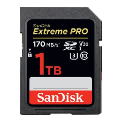 Sandisk Sdxc Extreme Pro 1Tb 170Mb/S Uhs-I V30 U3 C10
