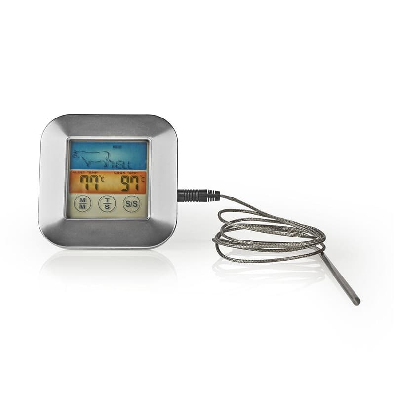 Stektermometer | 0-250 °C | färgdisplay | timer
