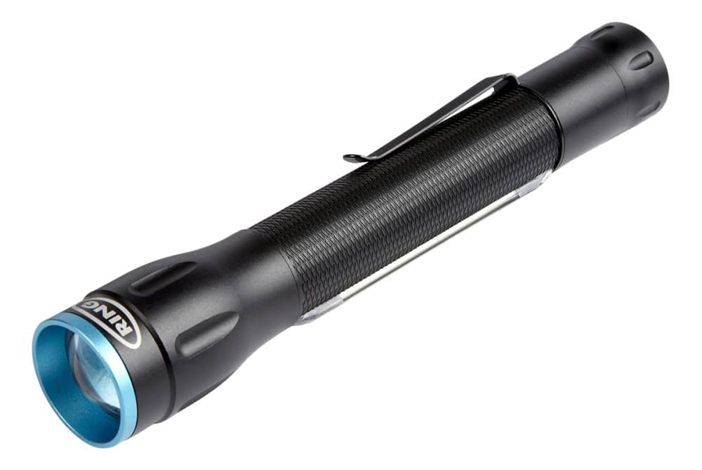 Ring Automotive Zoom 150 lm Alu torch, rechargeable