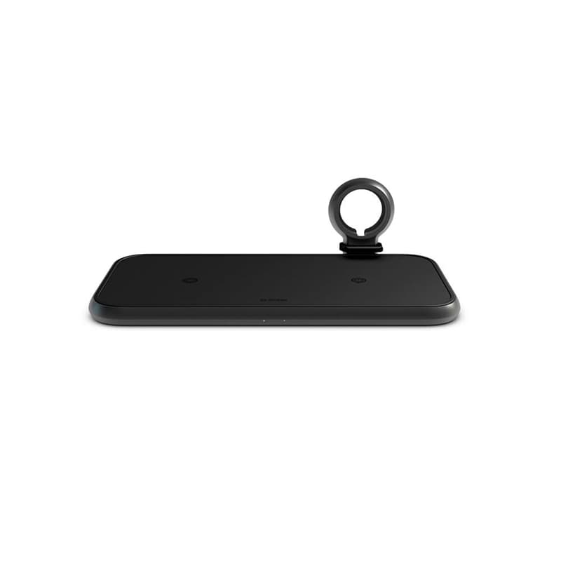 Zens 4In1 Dual Alu. Laddare Qi 220V-Sladd 2X10W + 45W Pd + Plats För Apple Watch