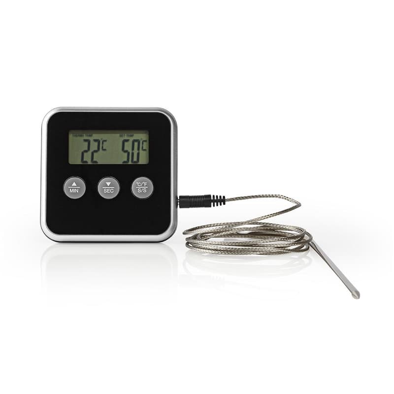 Stektermometer | 0-250 °C | digital display | timer