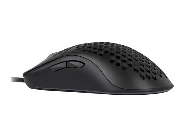 Arozzi Favo - Mus - optisk - 7 knapper - kablet - USB - Sort