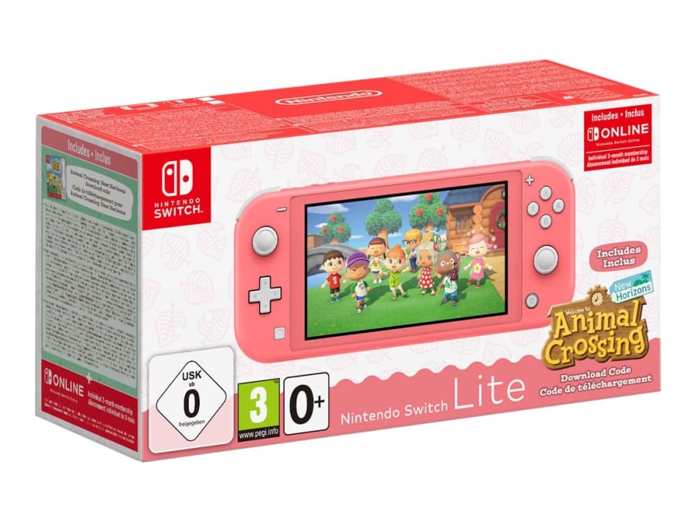 Nintendo Switch Lite - Håndholdt spillkonsoll - Korall
