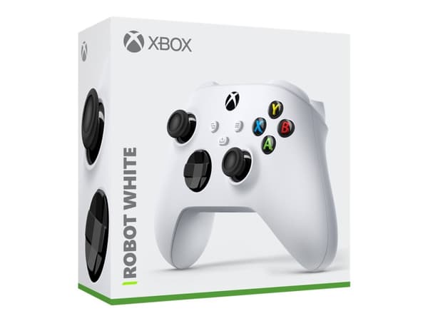 Microsoft Xbox Wireless Controller - Spelkontroll - trådlös - Bluetooth - robotvit - för PC, Microsoft Xbox One, Android, Microsoft Xbox Series S, Mi