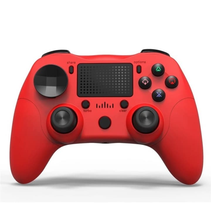 Trådlös handkontroll till PS4 och PC, Röd