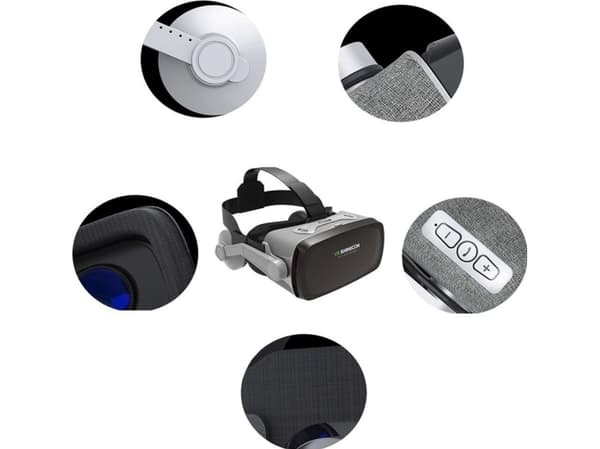 Strado VR glasses for virtual reality 3D goggles - Shinecon G07E universal
