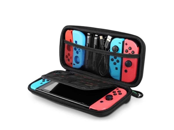Ugreen 50974, Etui, Nintendo, Grå, EVA ( Ethylene-vinyl-acetat), Oxford, Velvet (kamera etui), Nintendo Switch, Sjokkresistent