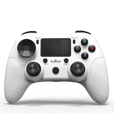 Trådlös handkontroll till PS4 och PC, Vit