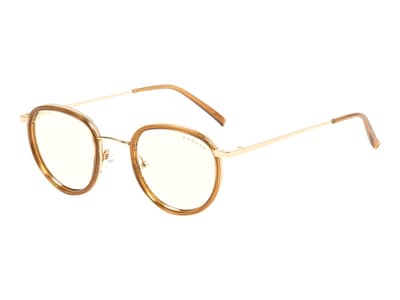 Gunnar Optiks ATHERTON, Ovaali, Kulta, Läpinäkyvä, 4,8 cm, 2,4 cm, 14,5 cm