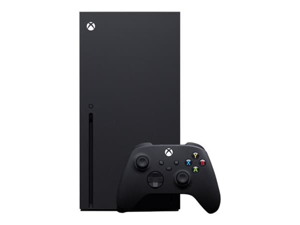 Microsoft® Xbox Series X | Pelikonsoli - 4K @ 120 (2160p) / 8K @ 60 (4320p) - 1 Tt SSD NVme - Wi-Fi / LAN - HDMI® 2.1 - Musta | Sisältää 1 x langatto