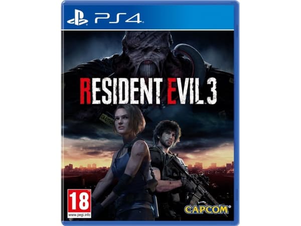 Resident Evil 3 -peli, PS4
