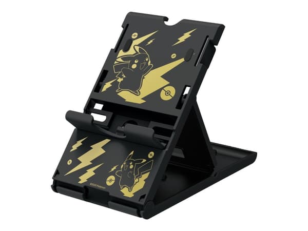 HORI PlayStand - Pokémon - ställ för spelkonsol - Pikachu - svart, guld - för Nintendo Switch