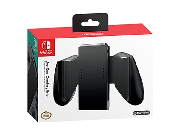 PowerA Joy-Con Comfort Grip, Nintendo Switch, Klemme, Sort, Polykarbonat, Nintendo, USA