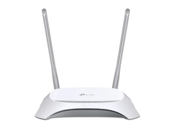 TP-Link TL-MR3420 trådløs ruter Raskt Ethernet Enkeltbånd (2.4 GHz) Sort, Hvit