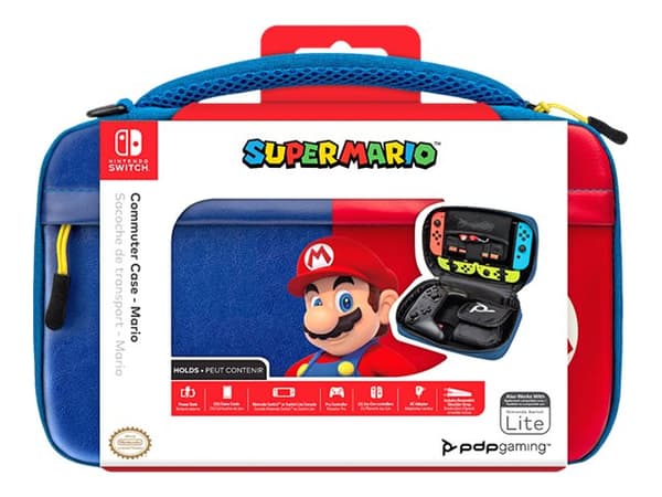 PDP Commuter Case - Elite Edition - fodral för spelkonsol - Super Mario