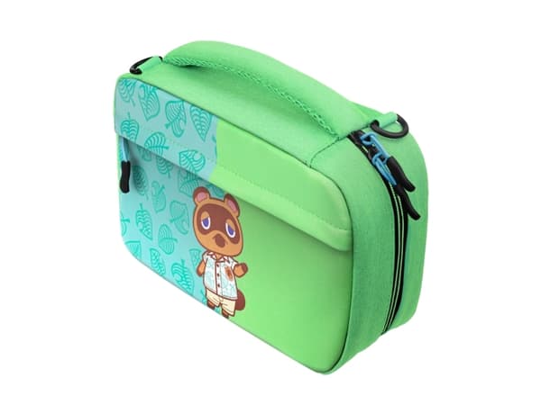 PDP Commuter: Animal Crossing Tom Nook, Hardplast, Nintendo, Blå, Grønn, Nintendo Switch, Nintendo Switch Lite, Nintendo Switch OLED, Støvresistent,