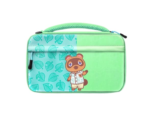 PDP Commuter: Animal Crossing Tom Nook, Hardplast, Nintendo, Blå, Grønn, Nintendo Switch, Nintendo Switch Lite, Nintendo Switch OLED, Støvresistent,