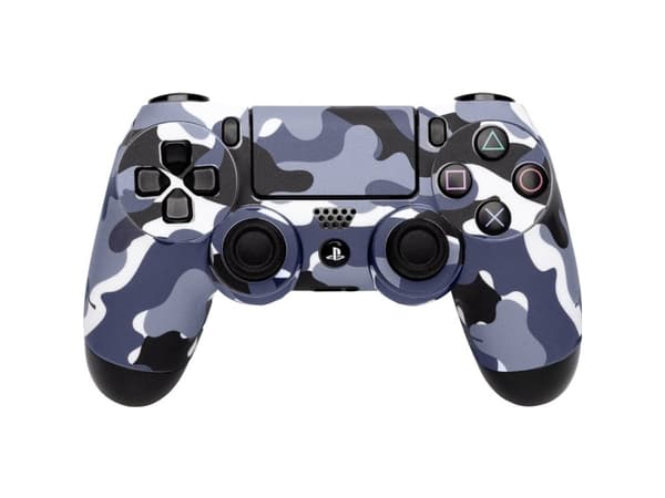 Software Pyramide 97320, PlayStation 4, Gaming controller skin, Maastoväri, Harmaa, Sony, 1 kpl