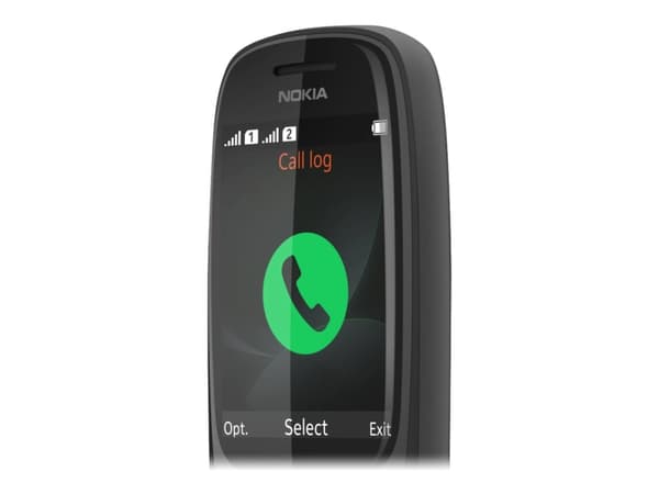 Nokia 6310 - Funktionstelefon - dual-SIM - RAM 16 MB / Internal Memory 8 MB - microSD slot - rear camera 0,3 MP - svart