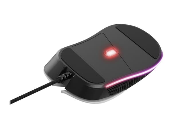 Trust Gaming GXT 922W YBAR - Mus - høyrehendt - optisk - 6 knapper - kablet - USB 2.0 - hvit