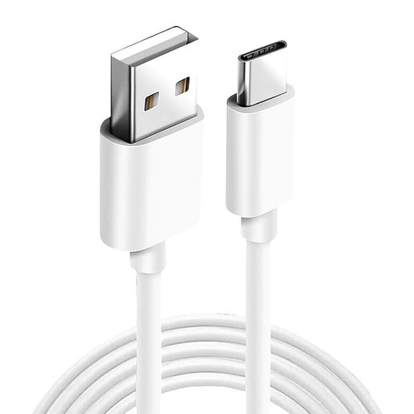 2M Laddkabel PS5 Playstation 5 USB till USB-C Kabel Vit