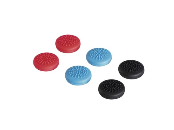 Hama 00054686, Sett, Nintendo Switch, Sort, Rød, 8 stykker, 1 stykker