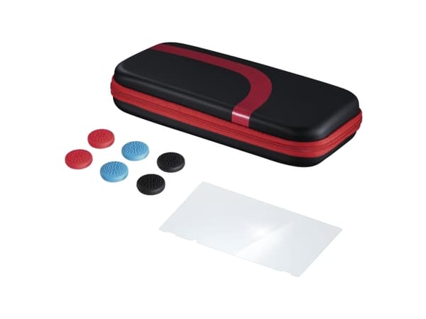 Hama 00054686, Sett, Nintendo Switch, Sort, Rød, 8 stykker, 1 stykker