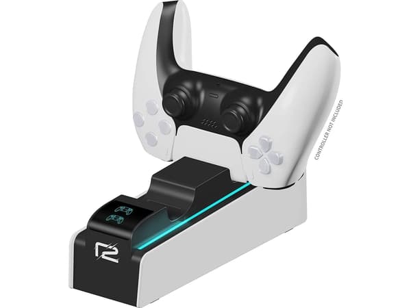 ready2gaming dockningsstation för PS5-pads (R2GPS5CHARGINGWHT)