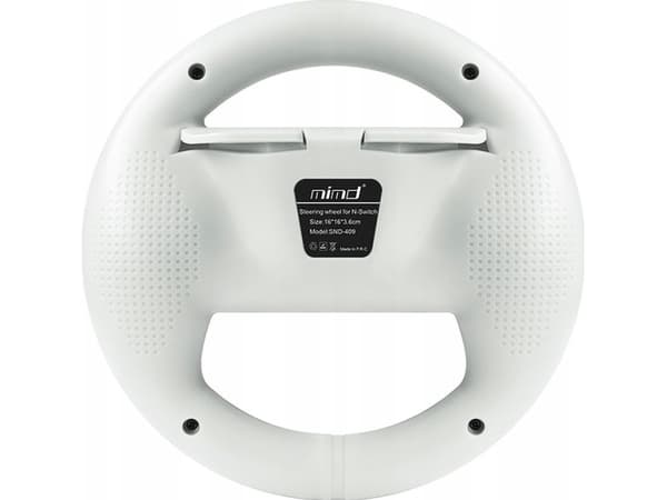 Mimd 2x Steering Wheel For Nintendo Switch Oled - Mario Kart White/Black