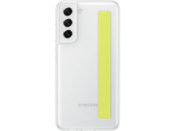 Samsung EF-XG990 - Baksidedeksel for mobiltelefon - termoplast-polyuretan (TPU), polykarbonat - hvit - for Galaxy S21 FE 5G