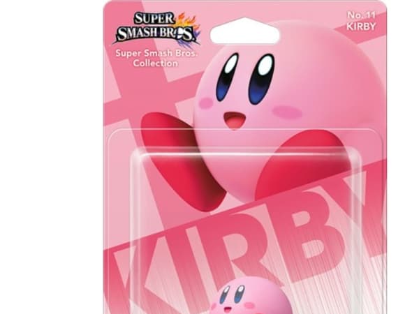 Nintendo amiibo Kirby - Super Smash Bros. Collection - ekstra videospillfigur for spillkonsoll - rosa - for New Nintendo 3DS, New Nintendo 3DS XL; Ni