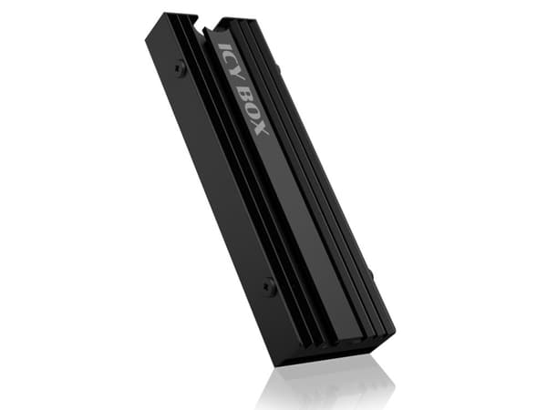 ICY BOX IB-M2HS-PS5 - Fasttilstands-drevvarmelegeme - svart - for Sony PlayStation 5