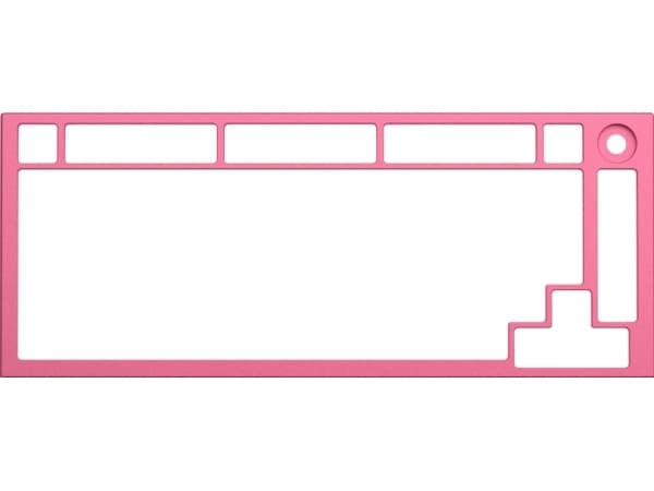Glorious GMMK Pro Top Frame erstatningsdeksel for Pro-tastatur, rosa