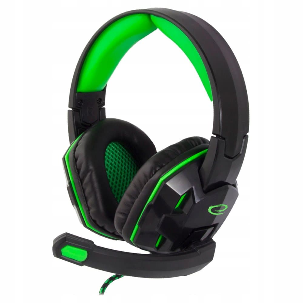 Esperanza - Gamingheadset, Venom - Grön