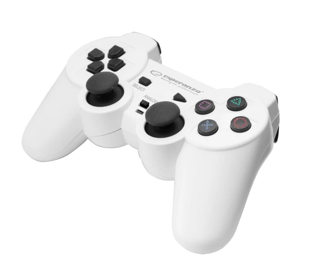 Esperanza - Handkontroll till PC/PS3, Trådad - Trooper - Vit